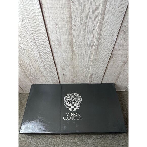 Vince Camuto VC Tibani Forrest Green Womens Sz 8.5 Suede Knee High Wedge Boots - Picture 12 of 12